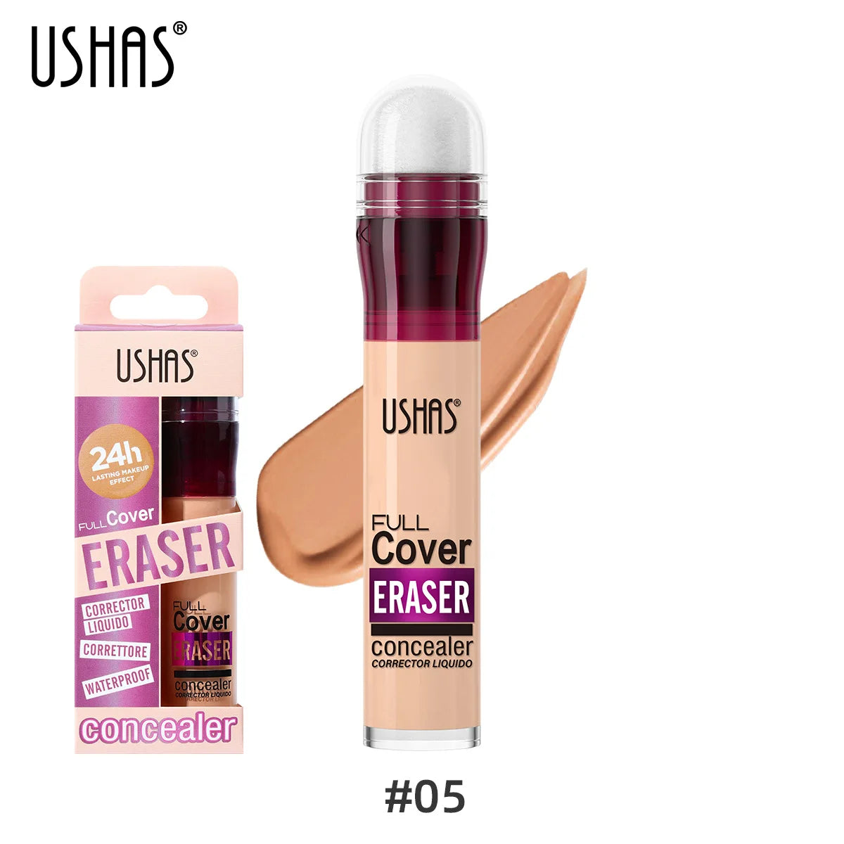 Éponge à maquillage pour fond de teint liquide mat, contrôle de l'huile, longue tenue, crème BB waterproof et éclaircissante.