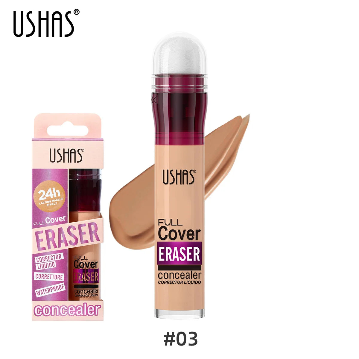 Éponge à maquillage pour fond de teint liquide mat, contrôle de l'huile, longue tenue, crème BB waterproof et éclaircissante.