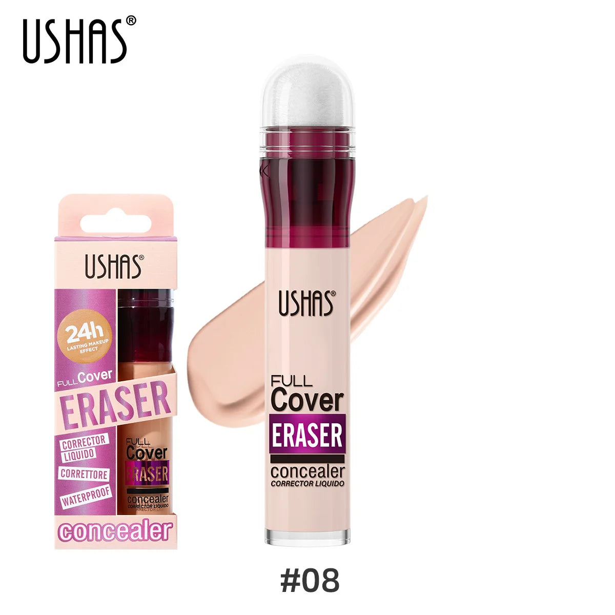 Éponge à maquillage pour fond de teint liquide mat, contrôle de l'huile, longue tenue, crème BB waterproof et éclaircissante.