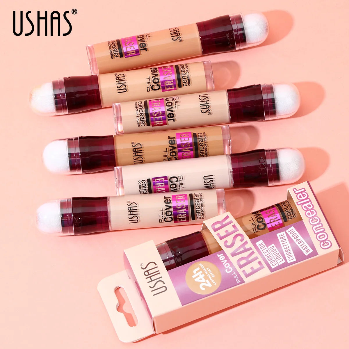 Éponge à maquillage pour fond de teint liquide mat, contrôle de l'huile, longue tenue, crème BB waterproof et éclaircissante.