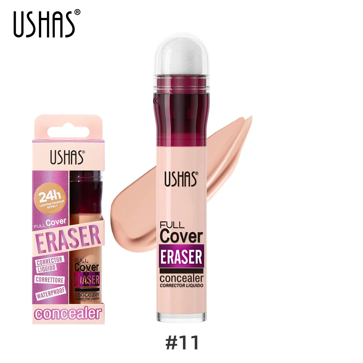 Éponge à maquillage pour fond de teint liquide mat, contrôle de l'huile, longue tenue, crème BB waterproof et éclaircissante.