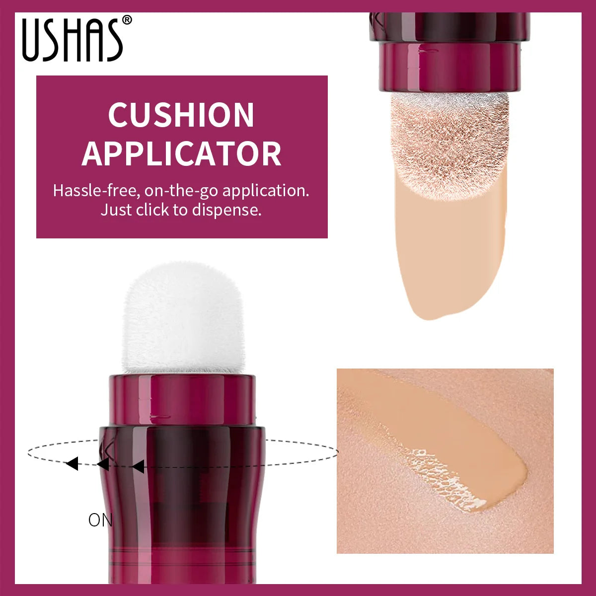 Éponge à maquillage pour fond de teint liquide mat, contrôle de l'huile, longue tenue, crème BB waterproof et éclaircissante.